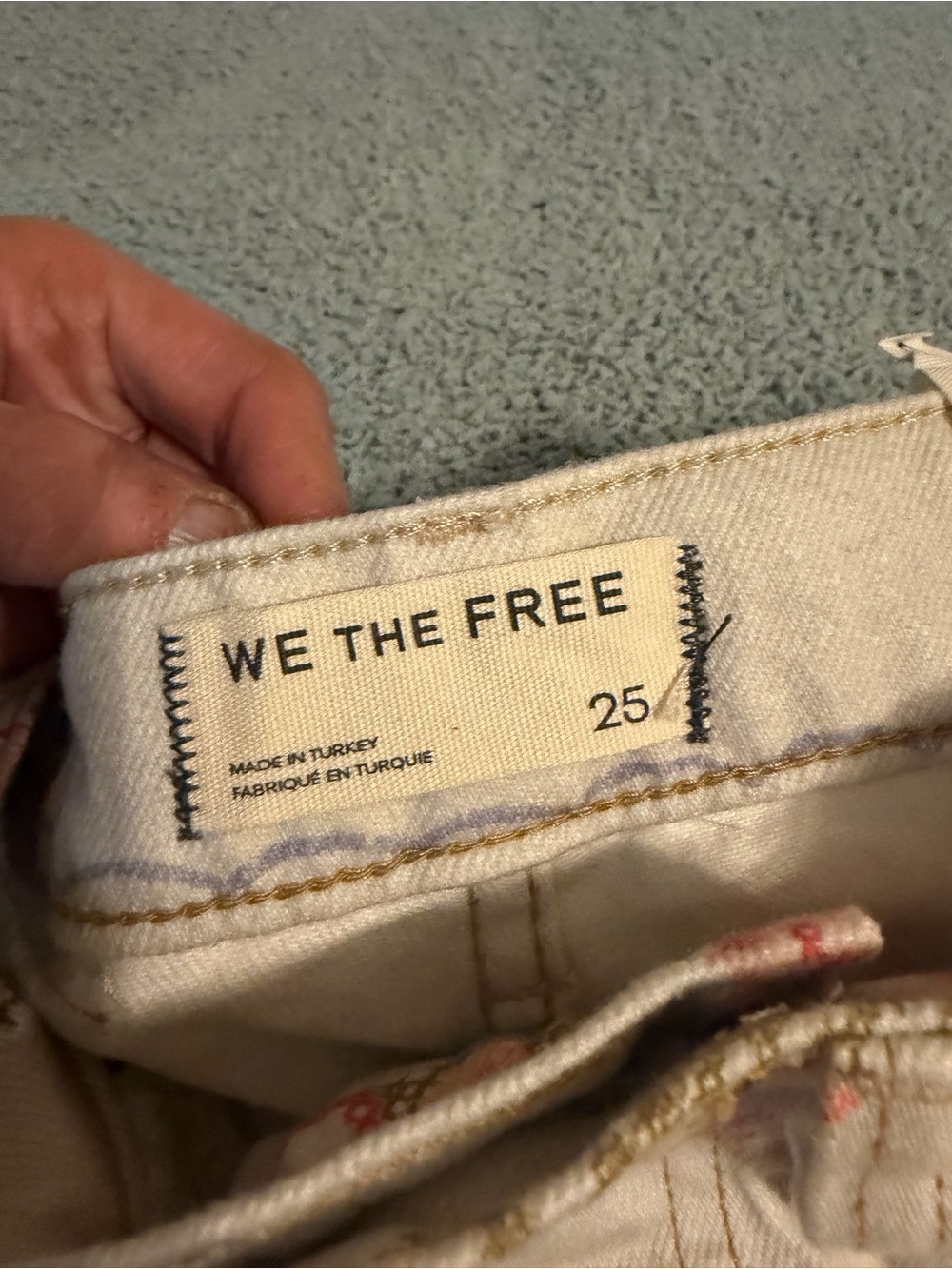 Free People Eden Print Flare Jeans - Picture 5 of 8